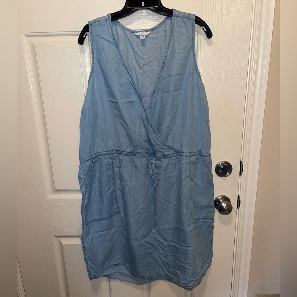 Time and Tru Chambray Dress; size 22 (XXXL)